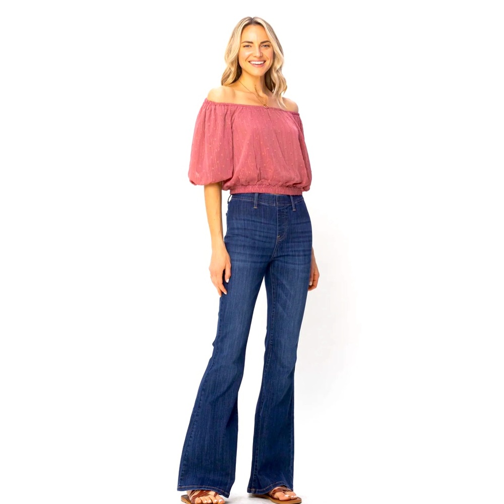 Judy Blue Pull-On Flares